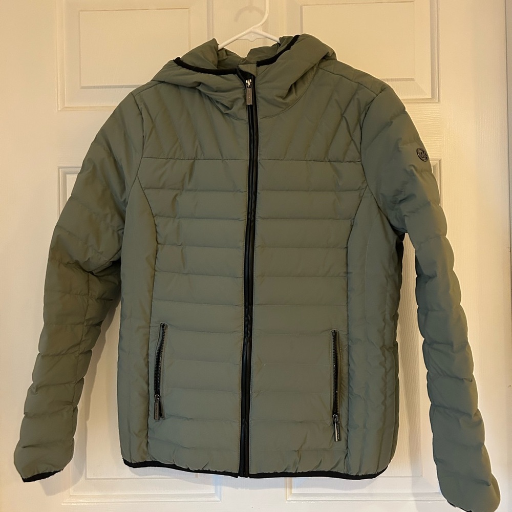 Michael Kors Green Puffer Jacket